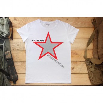Футболка MR BLADE ЗВЕЗДА M (БЕЛЫЙ) Футболка MR BLADE ЗВЕЗДА M (БЕЛЫЙ)
